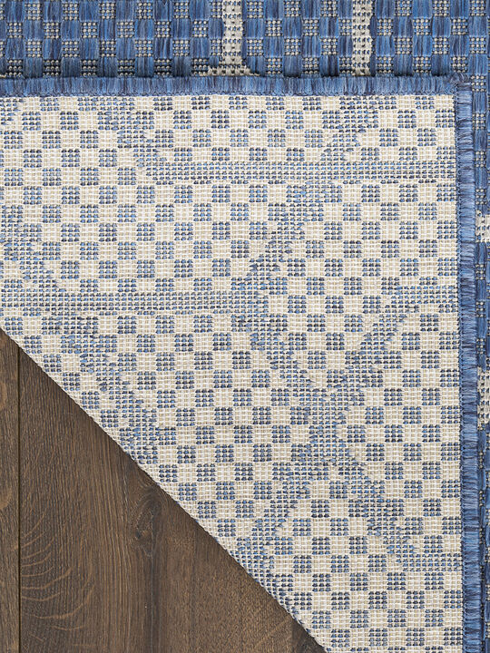 Horizon Indoor/Outdoor HOZ01 Denim 4' x 6' Rug