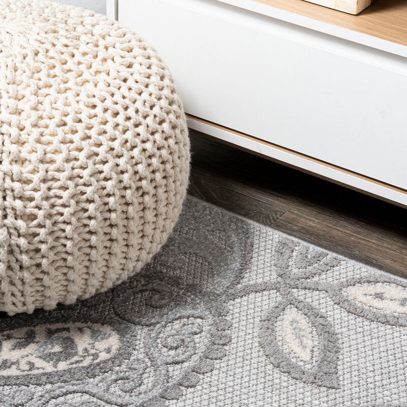 Julien Paisley High-Low Indoor/Outdoor Area Rug