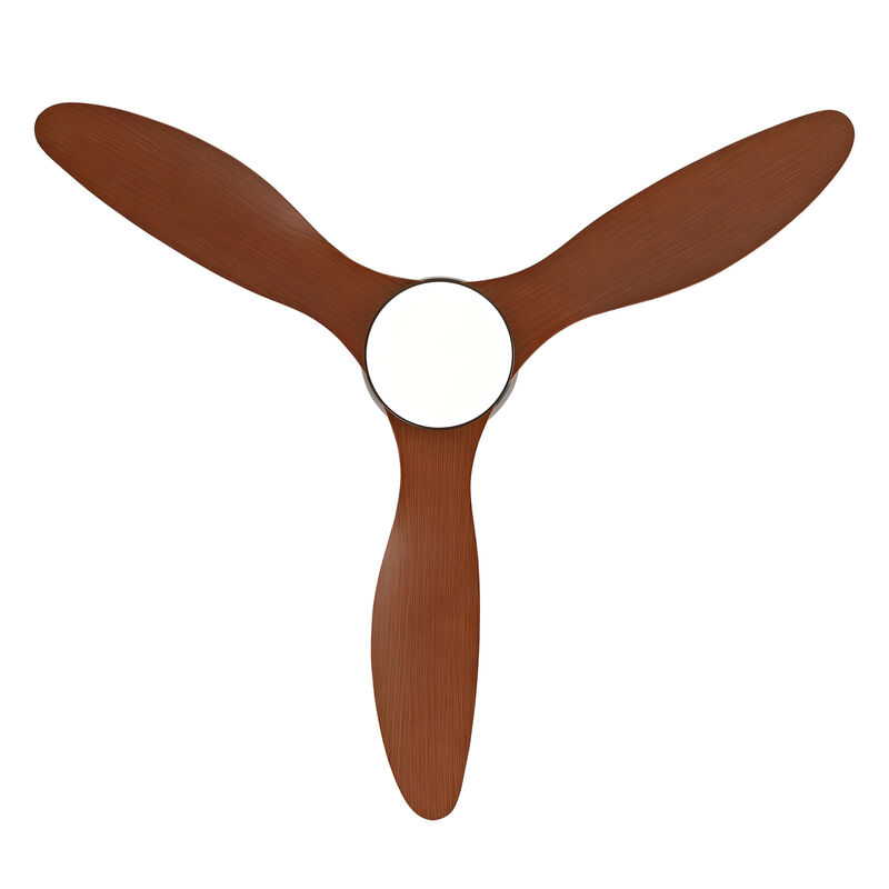 ELEMENT ACE 42 Inch Low Profile Flush Mount Ceiling Fan with Light & Remote Control, Reversible Quiet DC Motor, 6 Speed Settings, Ideal for Indoor & Outdoor Low Ceiling Spaces image number 0