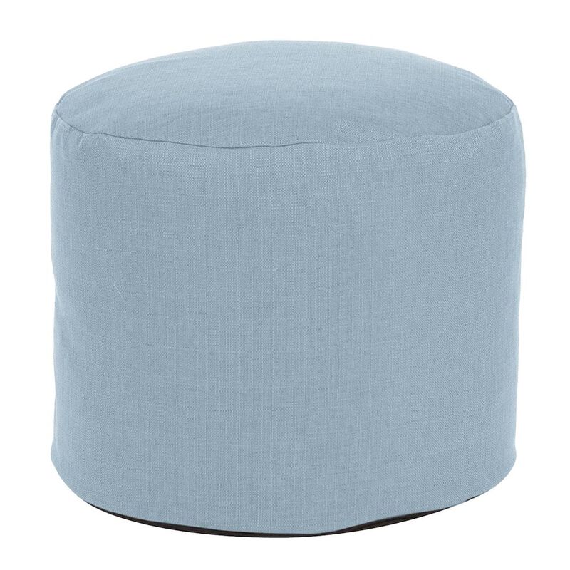 Howard Elliott Tall Pouf Sterling Breeze image number 0