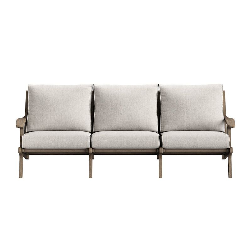 Saratoga Outdoor Patio Teak Sofa image number 5