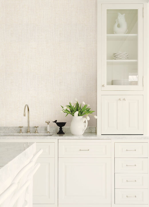 Rattan Ivory Weave Wallpaper