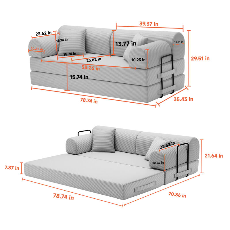 Rekgin Sleeper Sofa Bed image number 7