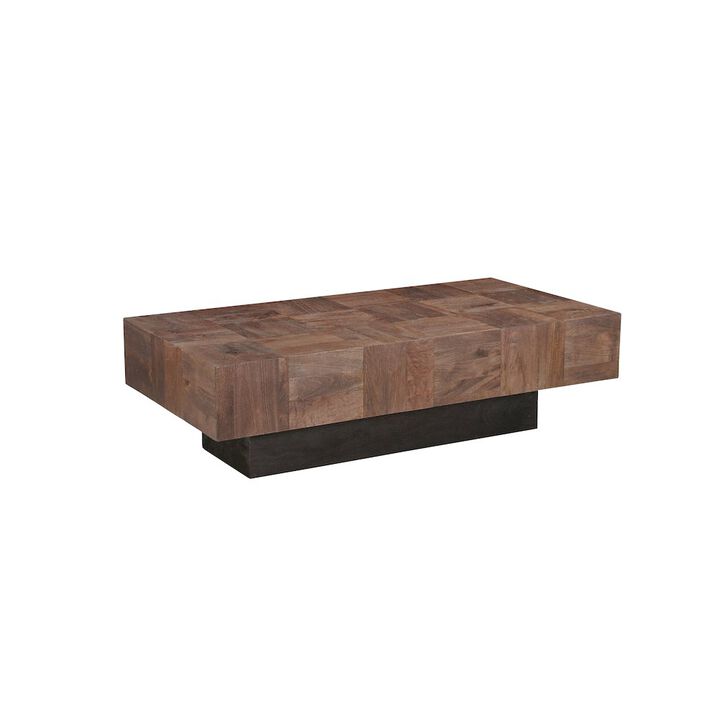 Taran Designs Reed Solid Wood Coffee Table