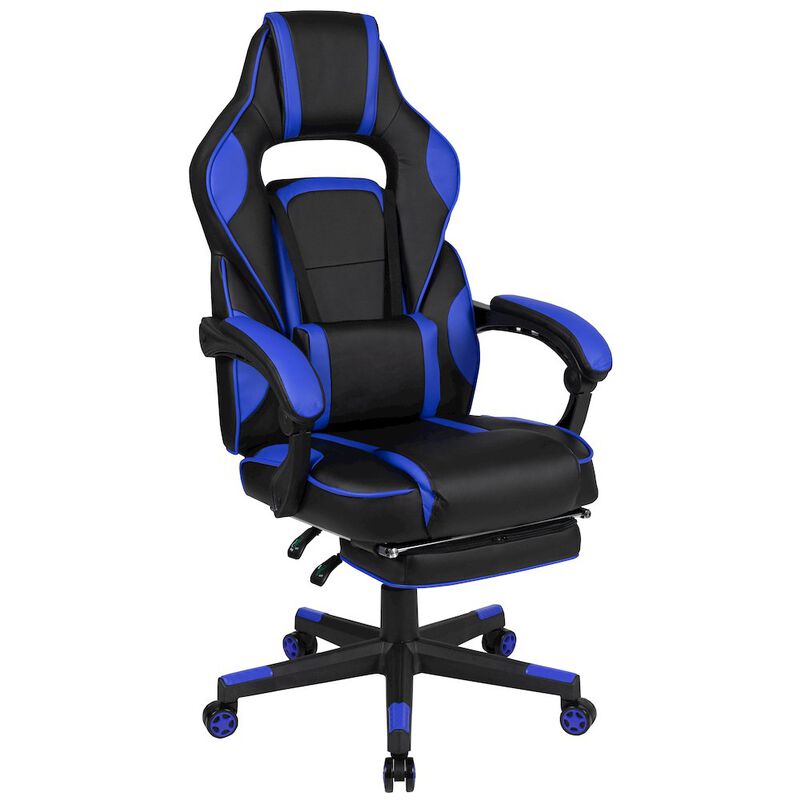 Flash Furniture X40 Gaming Chair Racing Computer Chair - Black/Purple image number 0