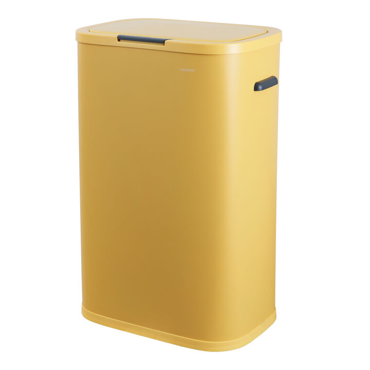 Tammi Kitchen 14.5-Gallon Slim Metal Push Button Trash Can
