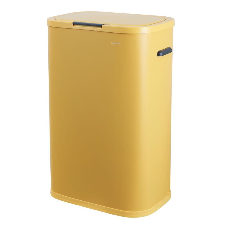 Tammi Kitchen 14.5-Gallon Slim Metal Push Button Trash Can