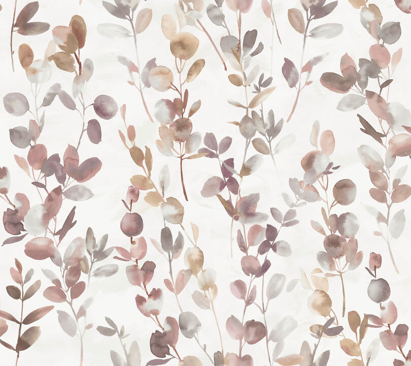 Joyful Eucalpytus Purple Wallpaper