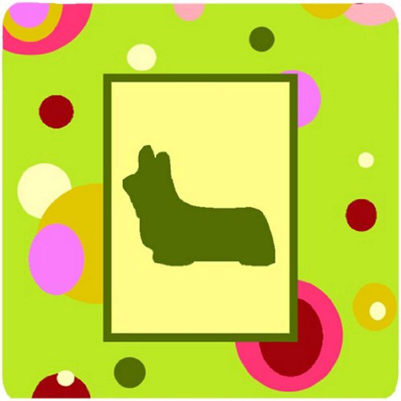 Caroline's Treasures CK1057FC Skye Terrier Foam Coasters (Set of 4), 3.5 H x 3.5 W, Multicolor