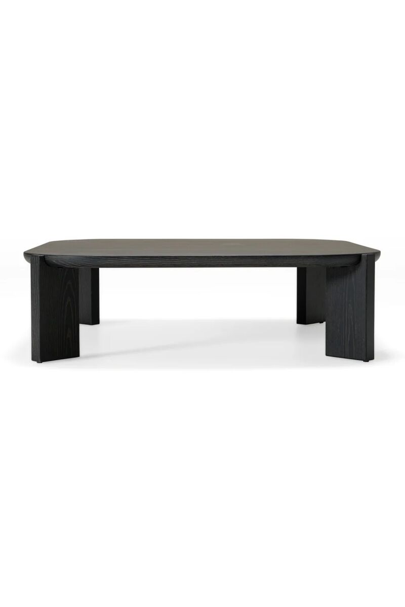 Brown Veneer Square Coffee Table | OROA Modern Noah image number 0