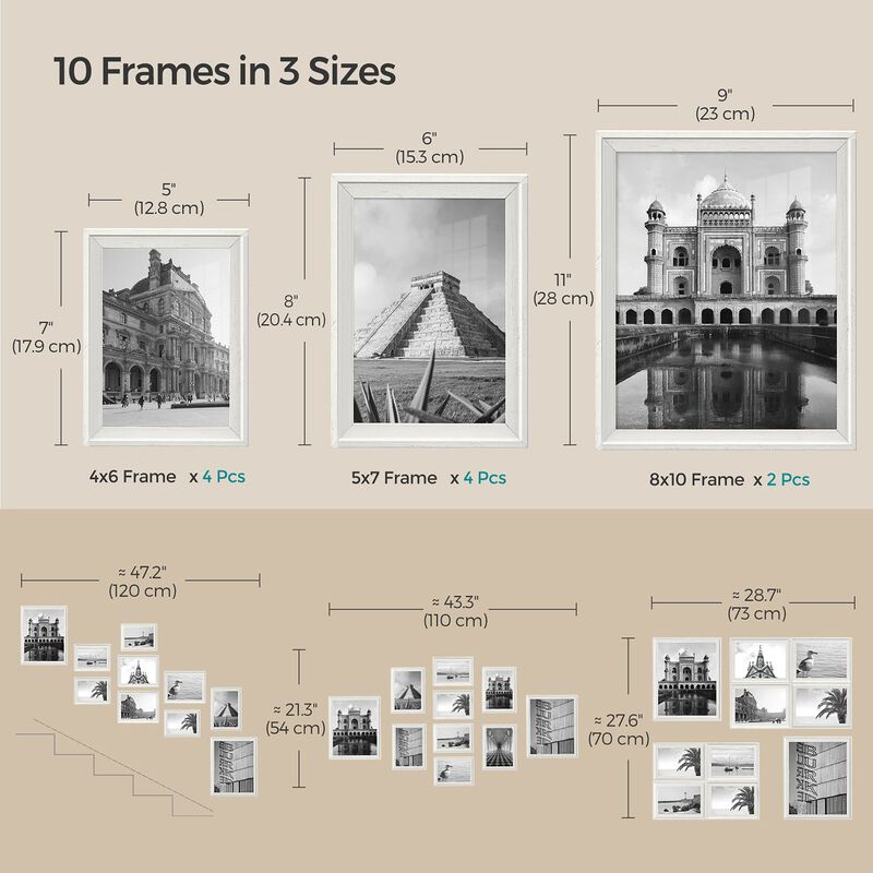 Picture Frames with 16 Mats