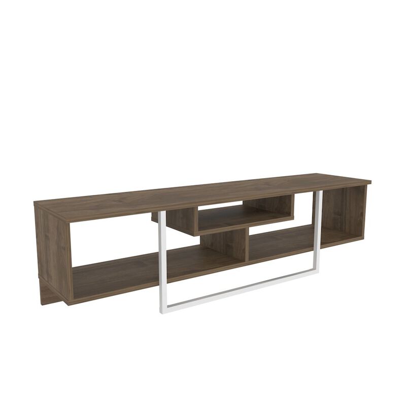 Decorotika Asal 59 Tv Stand - Walnut White
