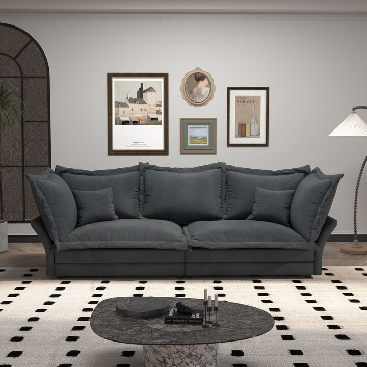 Merax Modern Comfy Upholstered Cloud Loveseats Loveseats Loveseats Loveseats