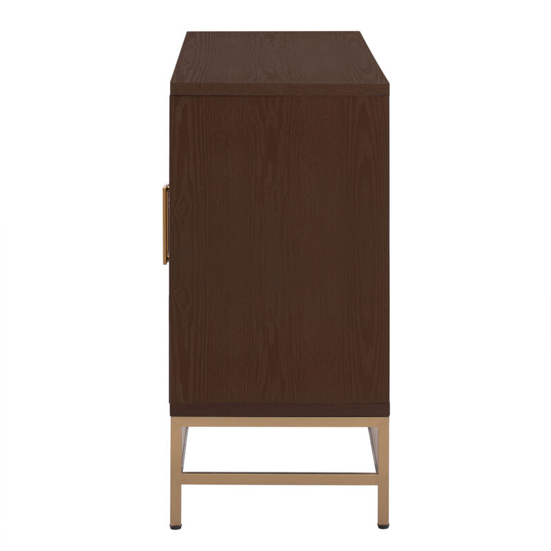 Merax Retro Style Sideboard with Adjustable Shelves