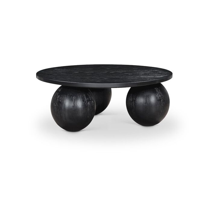 Meridian Furniture Fitch Black Oak Veneer Coffee Table