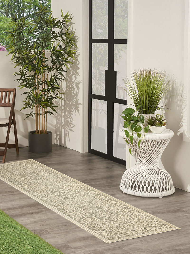 Tulum TLM05 Taupe/Olive 2' x 3' Rug image number 1