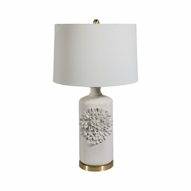 Dahlia Applique Table Lamp image number 1