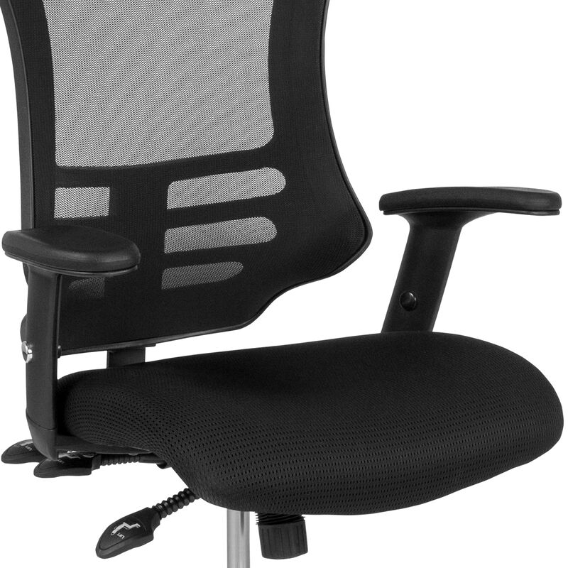 Waylon High Back Mesh Multifunction Executive Swivel Ergonomic Office Chair with Molded Foam Seat and Adjustable Arms