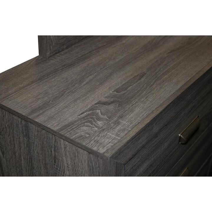 Best Quality Furniture Anastasia 5 Piece Bedroom Set with extra Night Stand, Twin