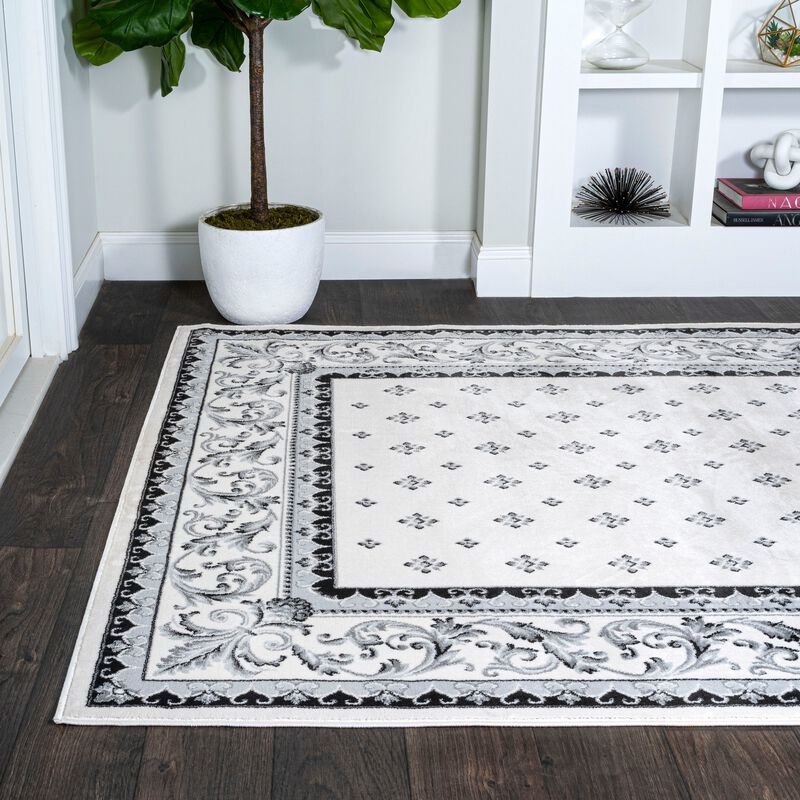 Acanthus French Border Area Rug