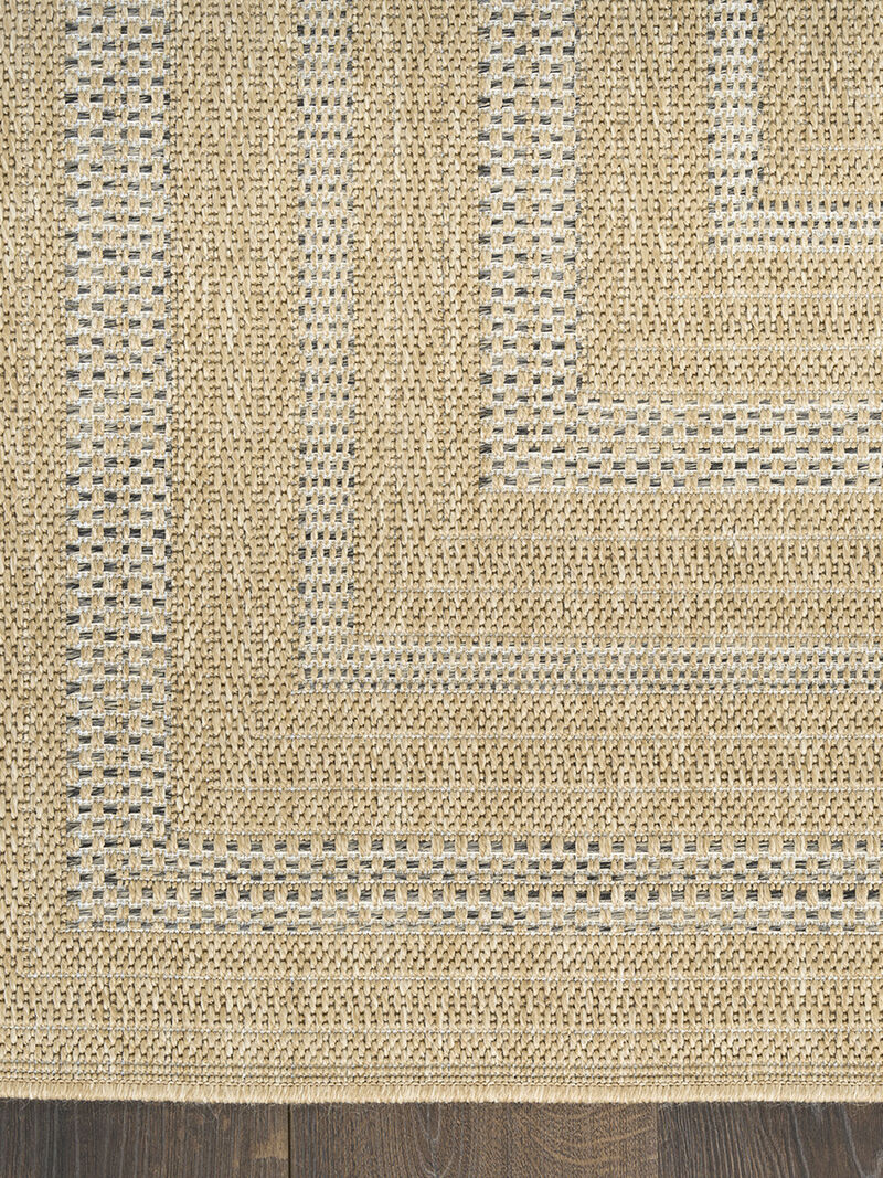 Tulum TLM04 Taupe/Gray 2'2" x 10' Rug image number 3