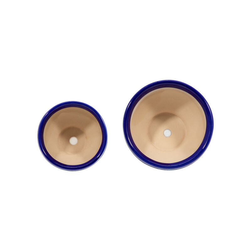 Blu Stone Chinoiserie Planters