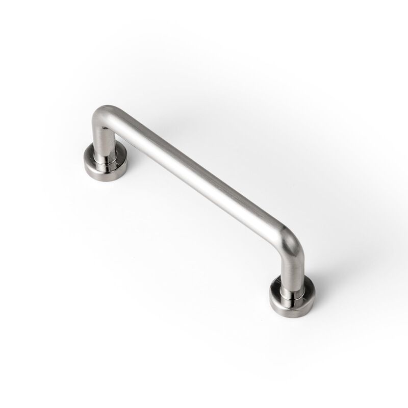 Goo-Ki 6 Pack 3"" Center to Center Satin Nickel Modern Cabinet Pulls Solid Contemporary Home Improvement Hardware Drawer Pulls Z