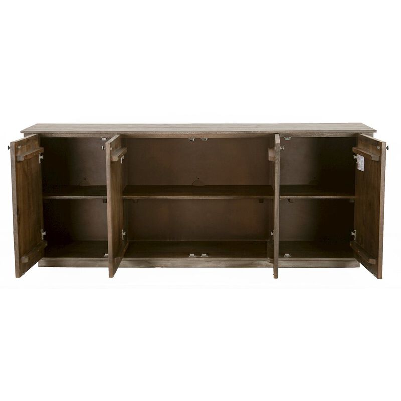 Alex Hamilton Archie Solid Wood Sideboard in North Creek Brown
