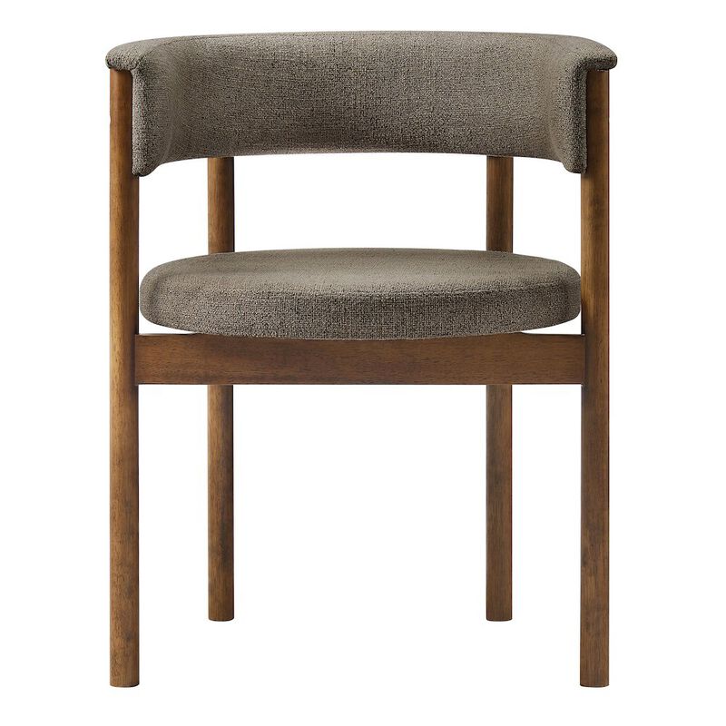 Clea Curved Upholstered Dining Chairs Set Of 2 image number 6
