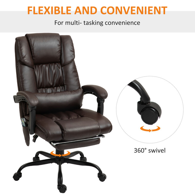 Massage Office Chair with Adjustable Settings and Comfort Cushion