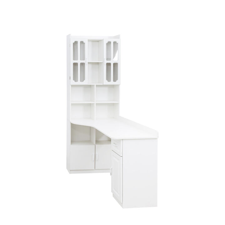 Jutkle L-Shaped Corner Computer Desk