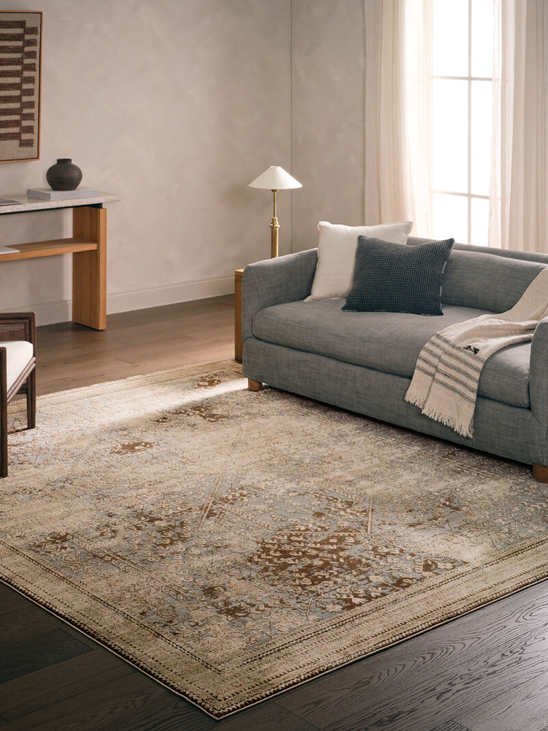 Patterned Silence Caelena Gray 8'6" x 12' Rug image number 1