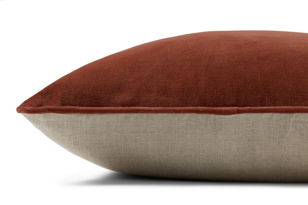 Lydia Chestnut 18''x18'' Cover w/Poly Pillow