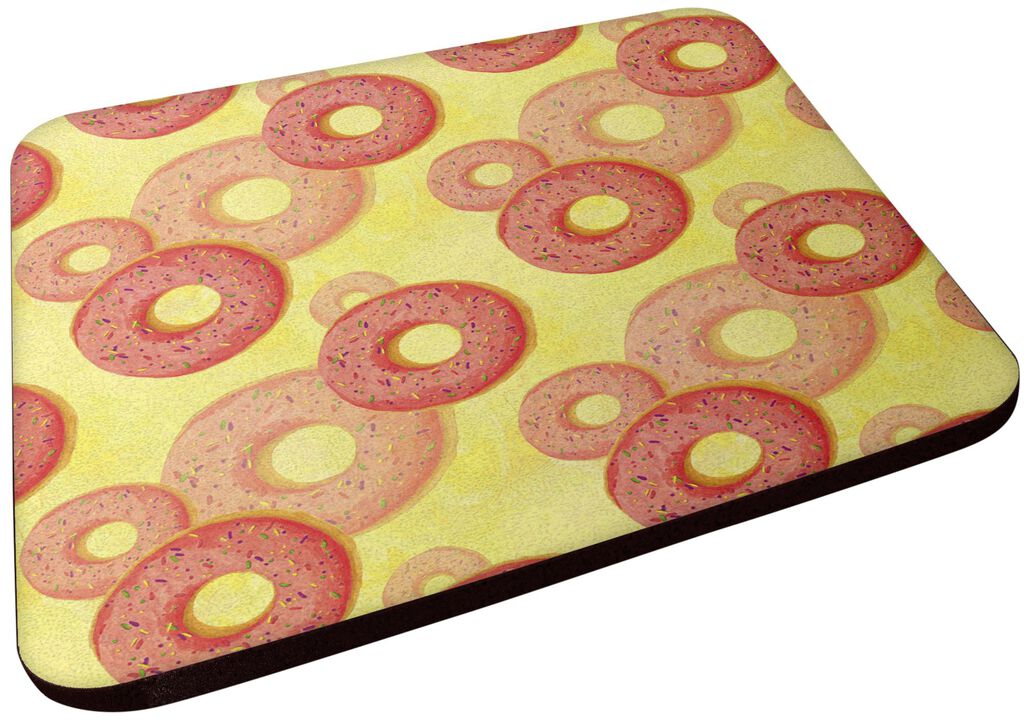 Caroline's Treasures Watercolor Just Donuts Decorative coasters, 3.5, Multicolor