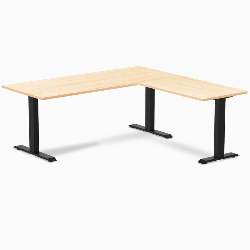Desky Zero Hardwood L-Shape Office Desk image number 0