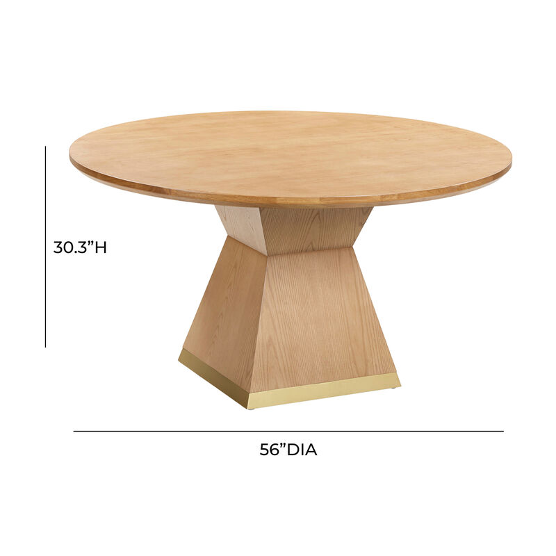 Nolan Round Wood Dining Table