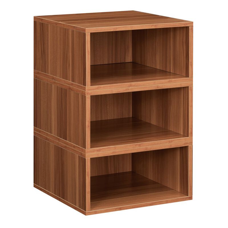 Niche Cubo Storage Set- 3 Half Size Cubes- Warm Cherry