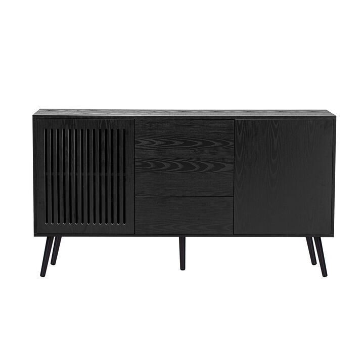 Merax Modern Storage Cabinet with Adjustable Shelf