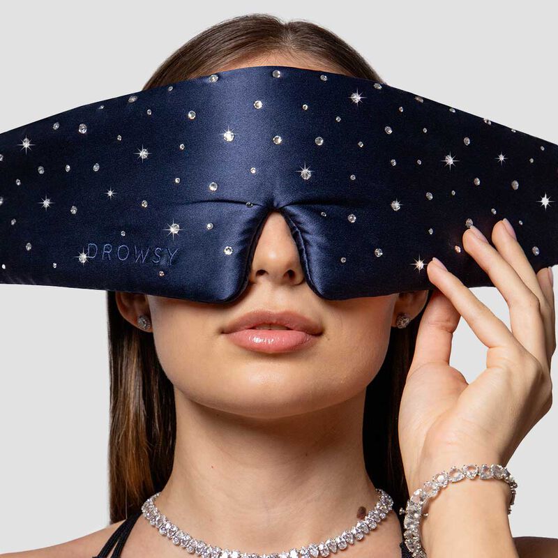Silk Sleep Eye Mask Crystals by Swarovski