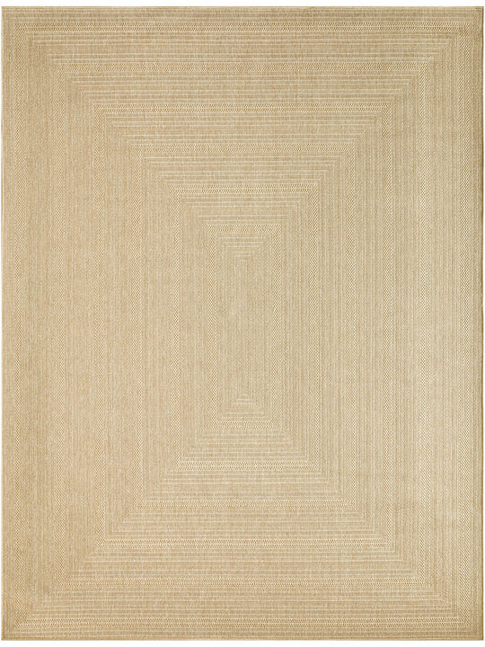 Tulum TLM04 Taupe/Ivory 10' x 14' Rug