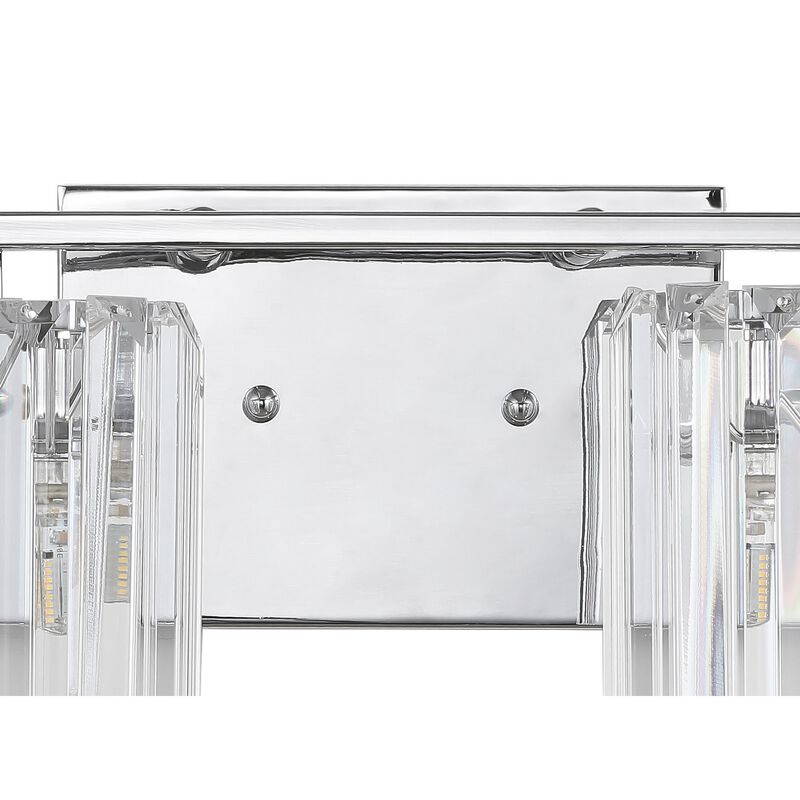 Coco Prism Vintage Metal/Glass Classic Glam LED Vanity Light