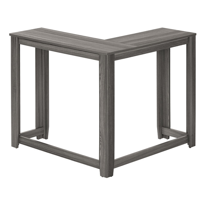 Monarch Specialties I 3658 Accent Table, Console, Entryway, Narrow, Corner, Living Room, Bedroom, Laminate, Grey, Contemporary, Modern