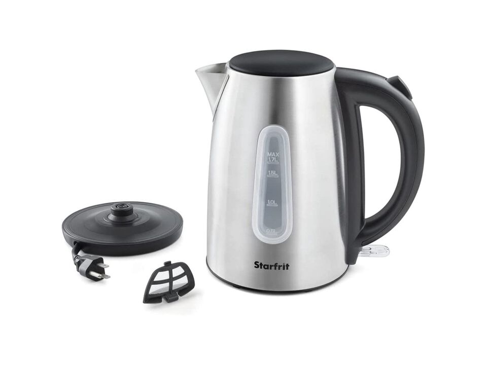 Stafrit - Electric Kettle, 1.7 Liter Capacity, 1500 Watts, Stainless Steel