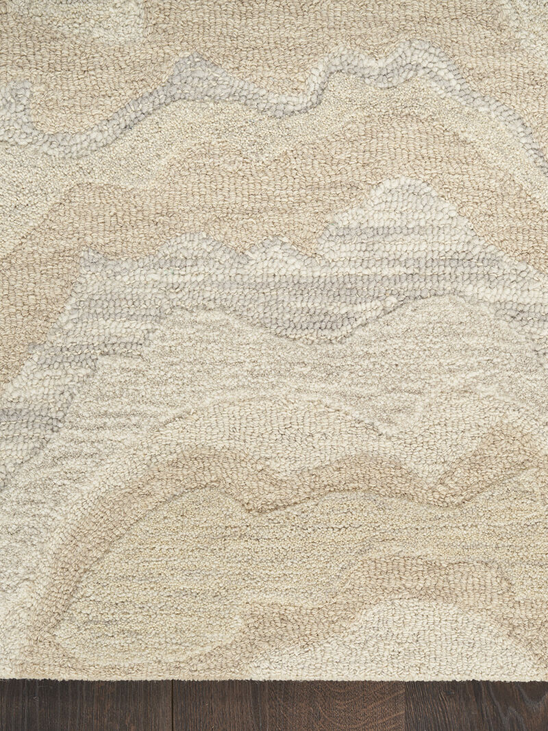 Graceful GRU01 Beige 2'3" x 7'6" Rug image number 2