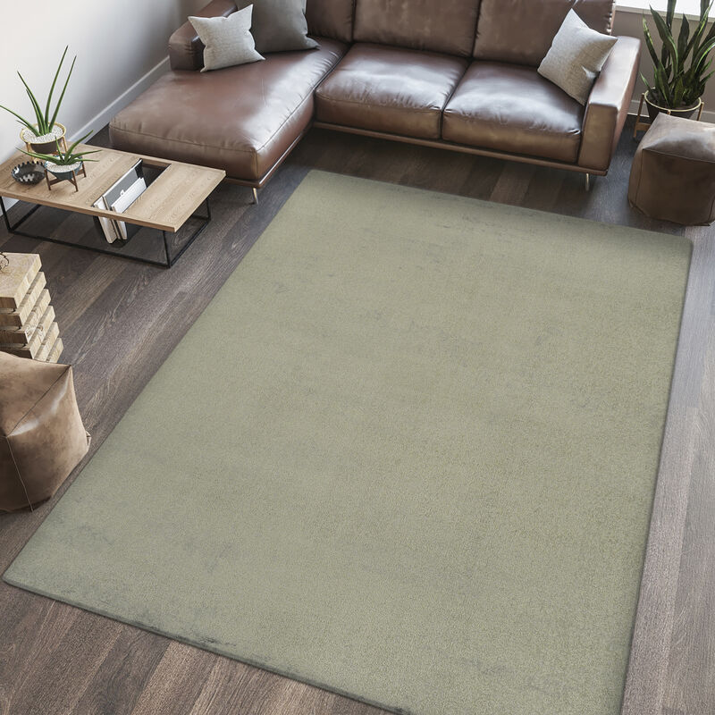 Twyla Classic Solid Low-Pile Machine-Washable Area Rug