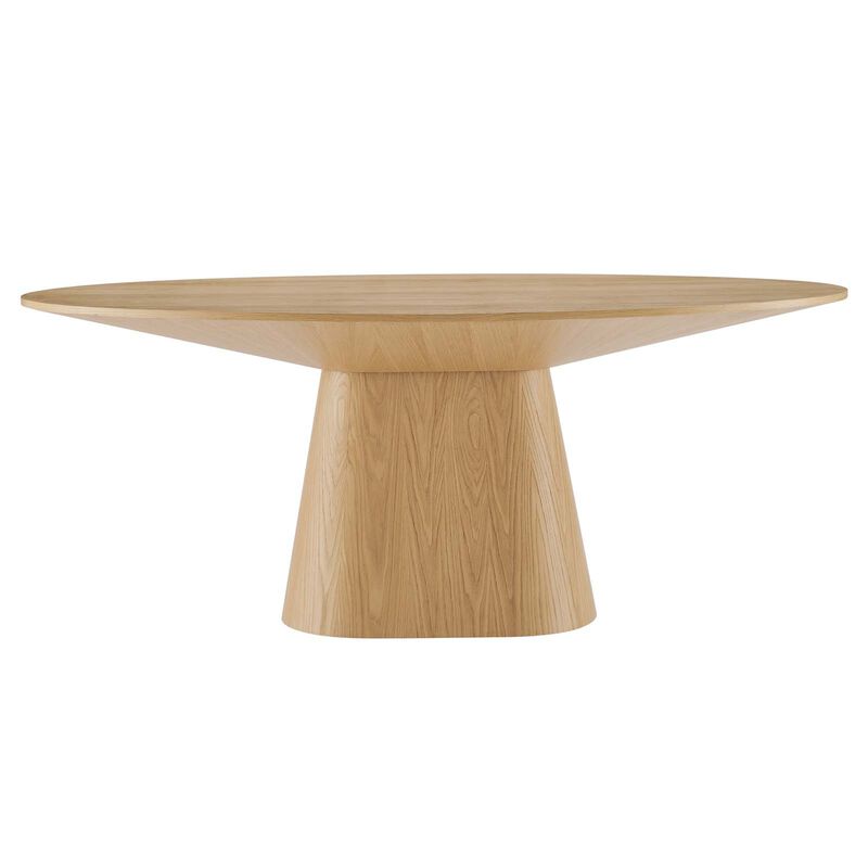 Modway - Provision 75" Oval Dining Table Oak