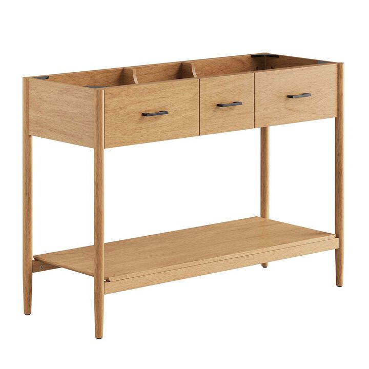 Modway 48” Double Sink Bathroom Vanity Cabinet (Sink Basin Not Included)