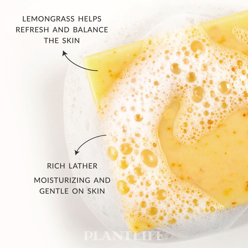 Plantlife Bar Soap - Lemongrass 3 Pack image number 3