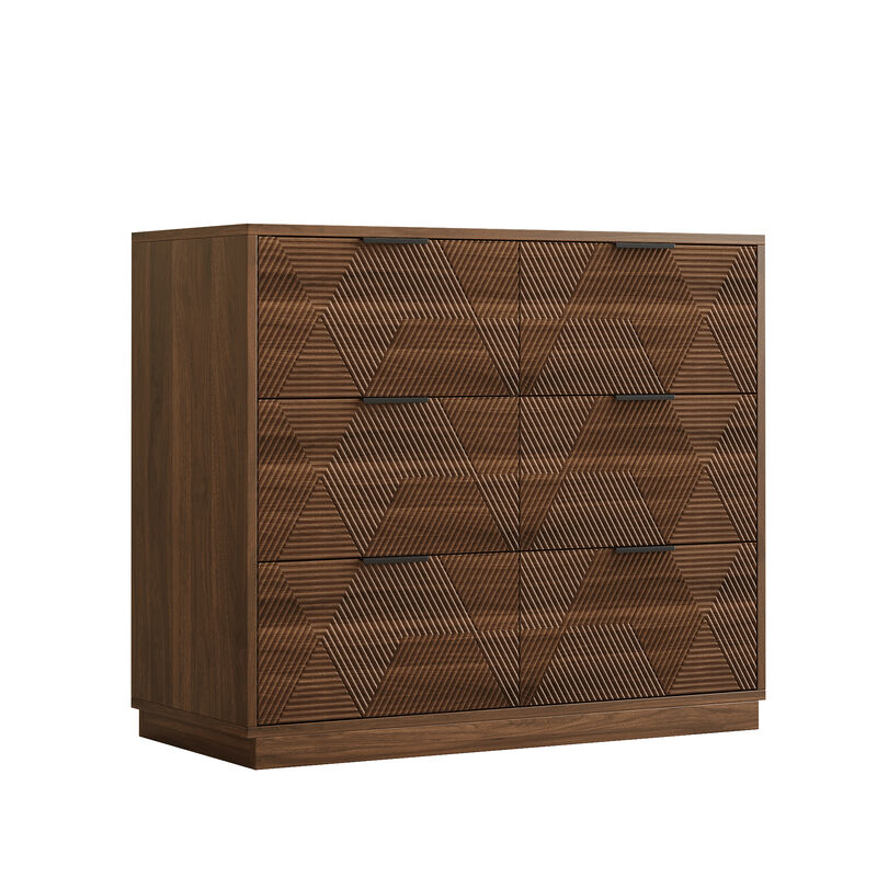 Jebweg Mid Century 3D Geometric Dresser image number 0