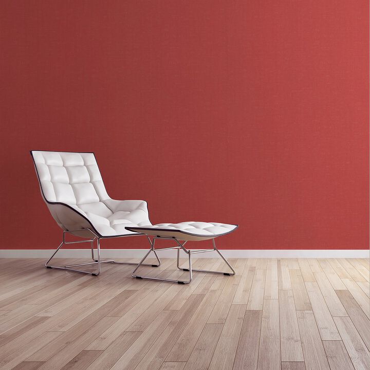 Fusion Linen Effect Textured Red Wallpaper FS72041